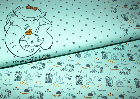Jersey My little Baby mint Dumbo (ca. 90 cm)